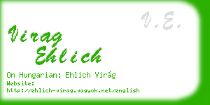 virag ehlich business card